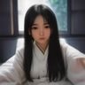 内容审核专家林悦的职业形象照，年轻女性，戴眼镜，坐在办公桌前认真审阅文件